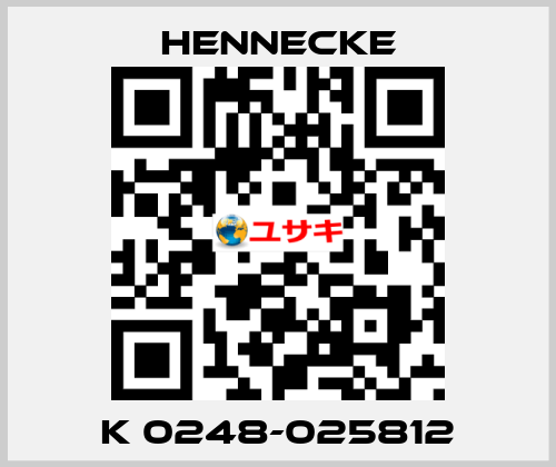 K 0248-025812 Hennecke