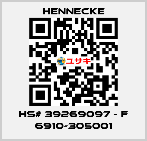 HS# 39269097 - F 6910-305001 Hennecke