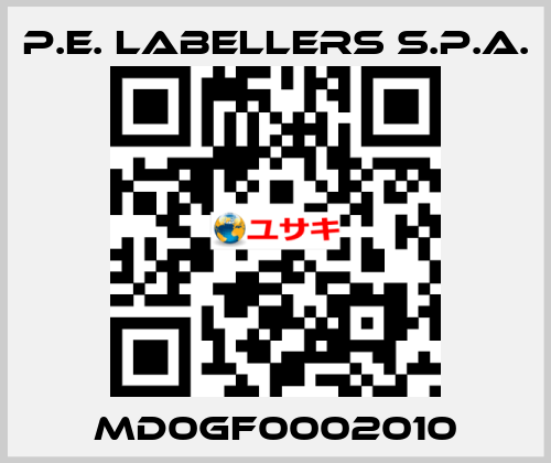 MD0GF0002010 P.E. Labellers S.p.a.