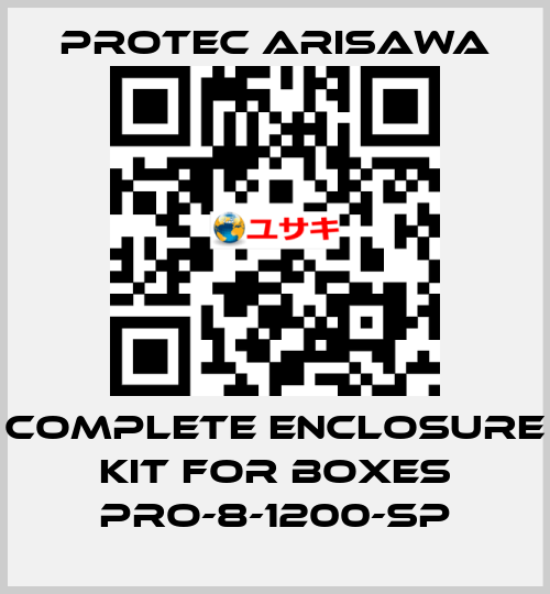 Complete enclosure kit for boxes PRO-8-1200-SP Protec Arisawa