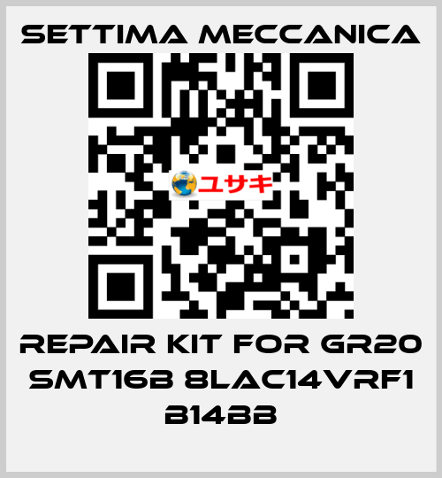 Repair kit for GR20 SMT16B 8LAC14VRF1 B14BB Settima Meccanica