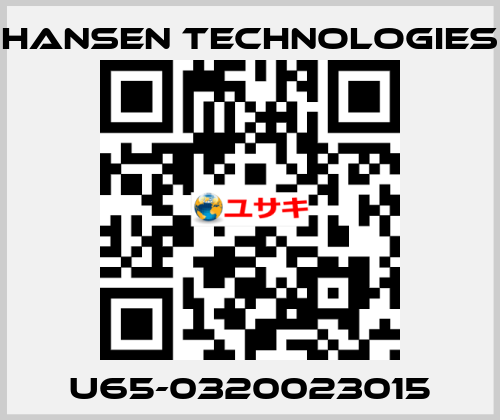 U65-0320023015 HANSEN TECHNOLOGIES