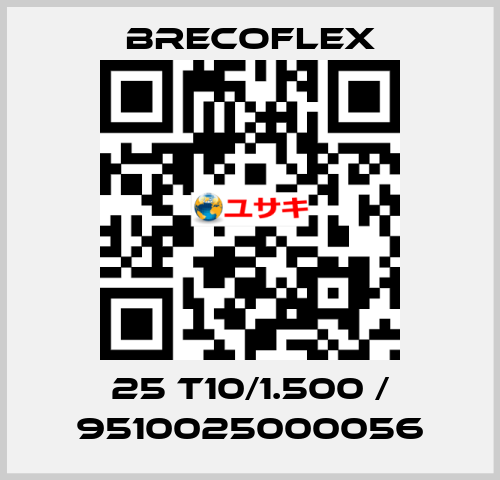 25 T10/1.500 / 9510025000056 Brecoflex