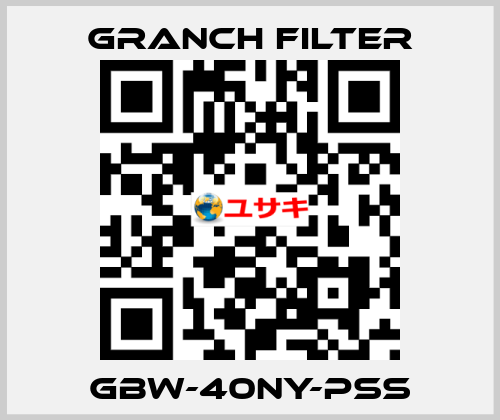 GBW-40NY-PSS GRANCH FILTER