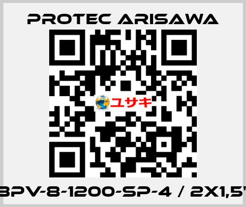 BPV-8-1200-SP-4 / 2x1,5" Protec Arisawa