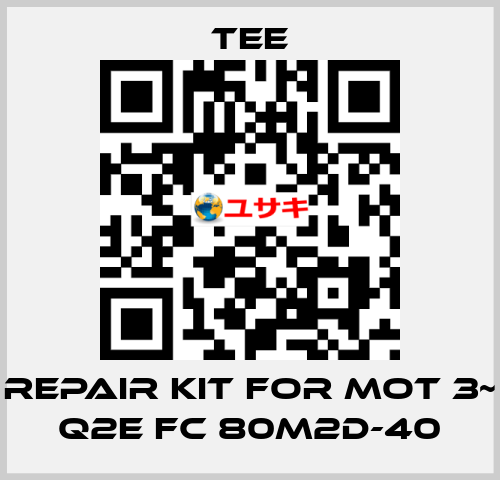 repair kit for Mot 3~ Q2E FC 80M2D-40 TEE