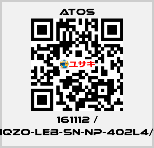 161112 / LIQZO-LEB-SN-NP-402L4/Z Atos