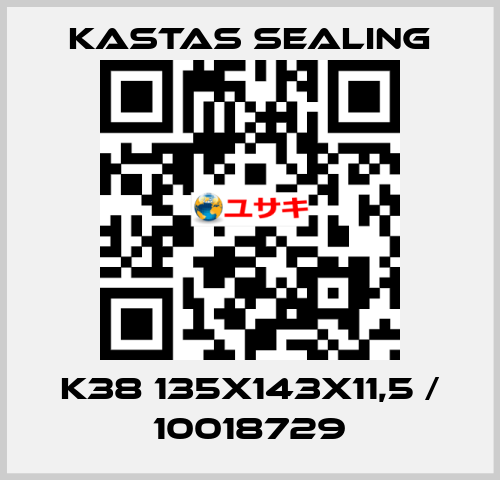 K38 135X143X11,5 / 10018729 Kastas Sealing