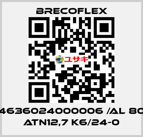 4636024000006 /Al 80 ATN12,7 K6/24-0 Brecoflex