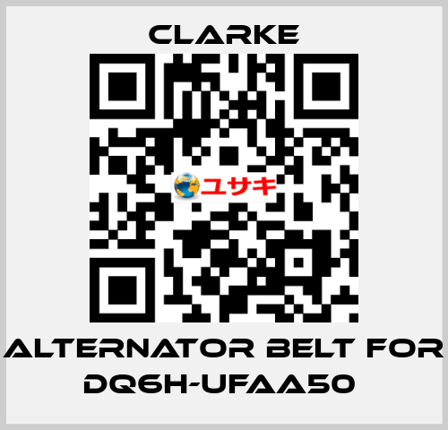 Alternator Belt for DQ6H-UFAA50  Clarke