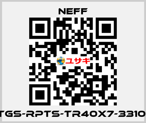 TGS-RPTS-TR40X7-3310  Neff