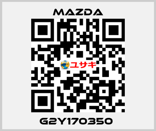 G2Y170350  Mazda