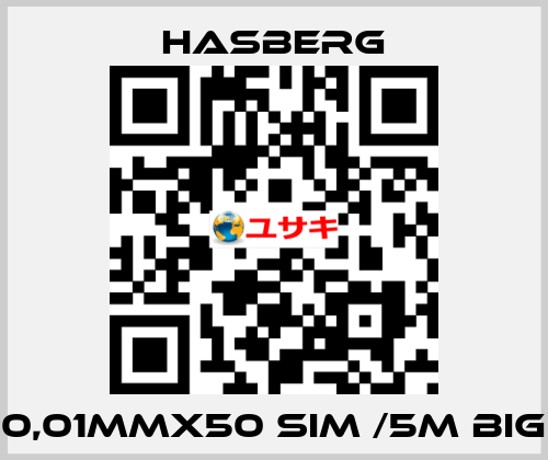 0,01MMX50 SIM /5M BIG Hasberg