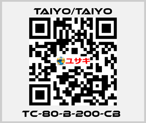 TC-80-B-200-CB  TAIYO/TAIYO