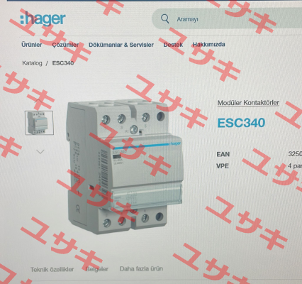 ESC340 Hager