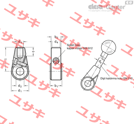 GN 150.5-32-B14 Elesa Ganter