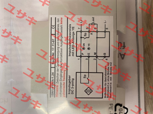 P/N: 132669-020 Type: HAD-18mg82b1-5NT1 2m Klaschka