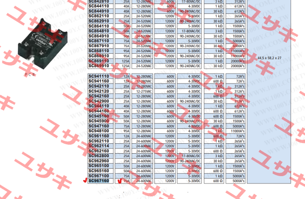 SC967160-75A Celduc