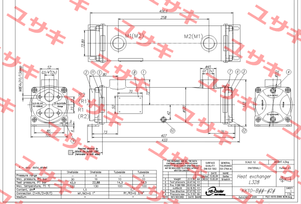 KK10-BEV-421 L328 HS Cooler