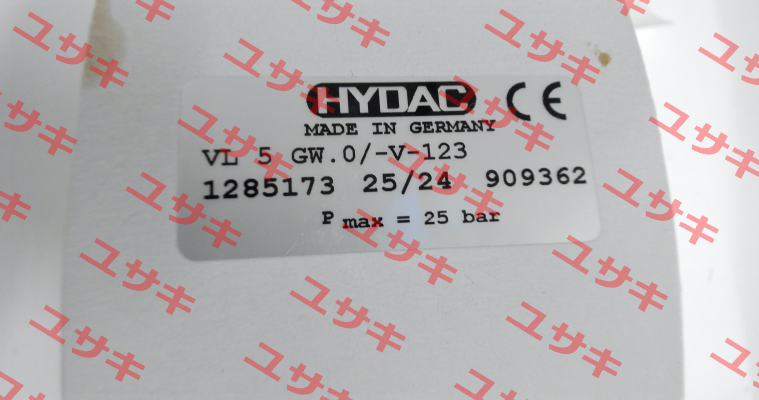 1285173 / VL 5 GW.0/-V-123 Hydac