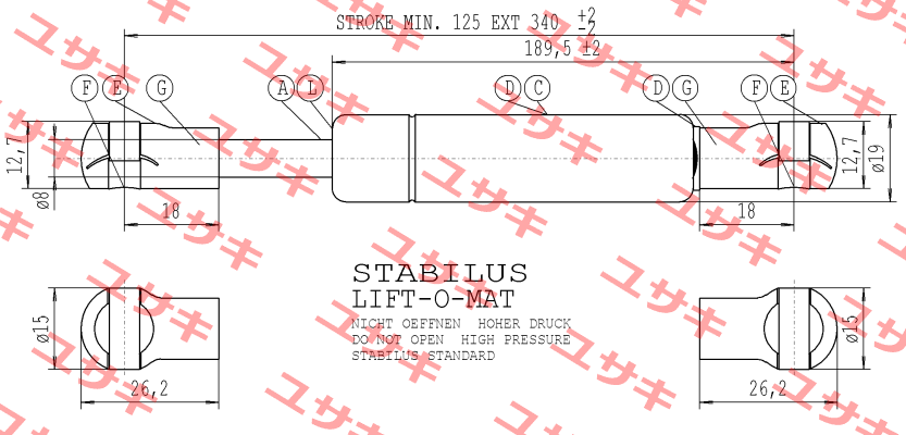 101851/450N Stabilus