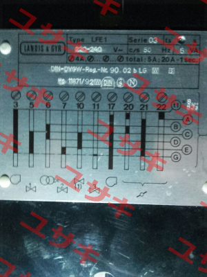 LFE 1 obsolete replaced by LFE1/8853  Siemens (Landis Gyr)