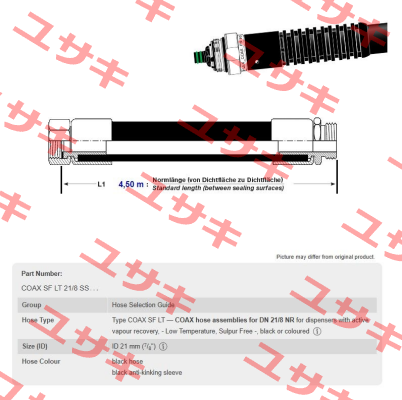 COAX 21/8SS L1 Elaflex