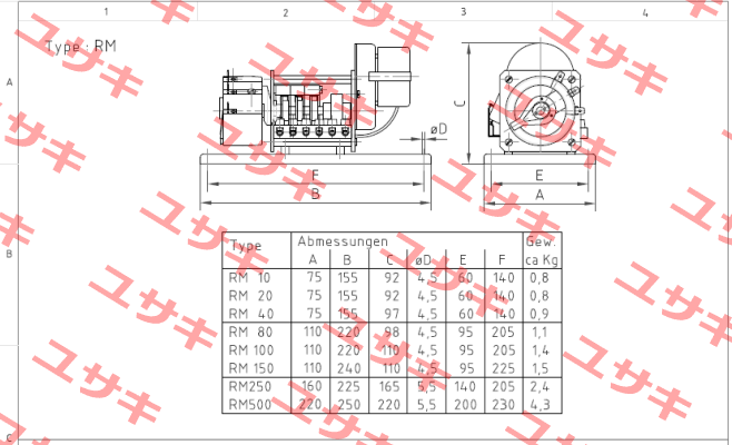 R40MM1-5.0K+5.0K  Frizlen