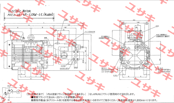  PVC2-3E-4P-1.5KW-CC(AC200V)  Toyooki