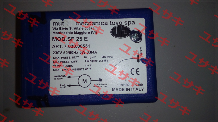 7.030.00531 obsolete Mut Meccanica Tovo SpA