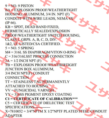 9BA-KB5-M4-C2A-TBTTVVYYC1C5X  Sor