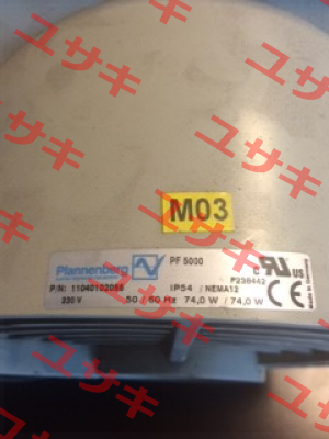 PF 5000 REPLACED BY PF 65000 230V 54 Ral 9011 11665102050  Pfannenberg