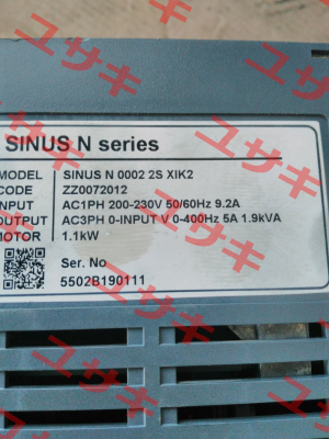 SINUS N 0002 2S XIK2 Sinus