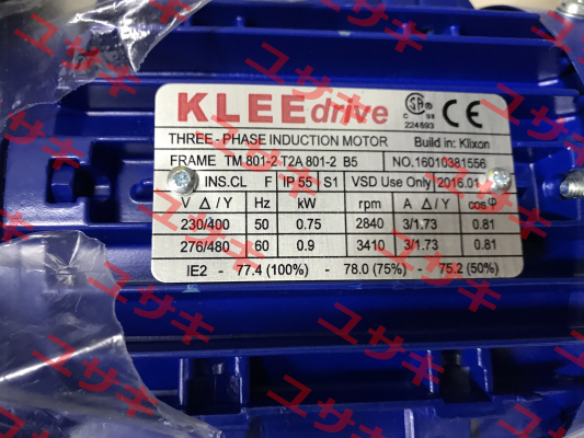 TM 801-2 T2A 801-2 B5  similar motor MS2 8024  Kleedrive