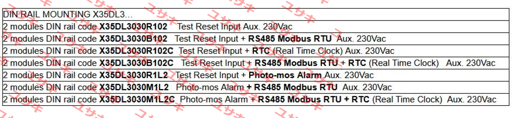 X35DL3030R1L2  FRER