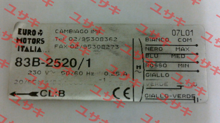 83B.2520/1 Euro Motors Italia