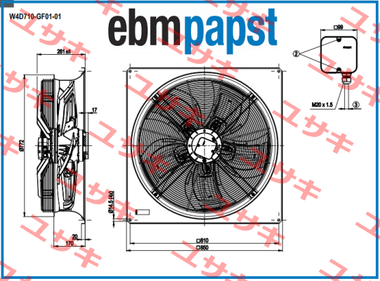 W4D710GF0101 EBM Papst