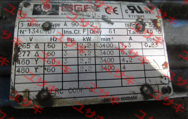 A90L2 (OEM for Lowara)  Isgev