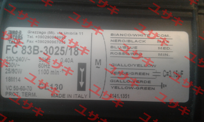 A83B-3025/1  Euro Motors Italia