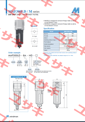 MAF300LD-8A-D Mindman