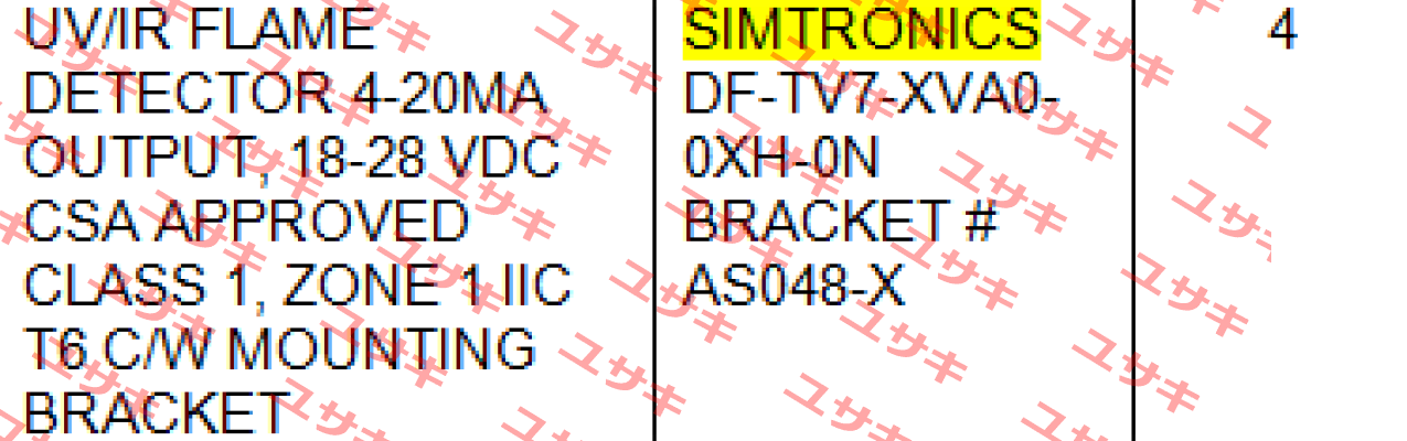 DF-TV7-XVA0-0XH-0N  Simtronics