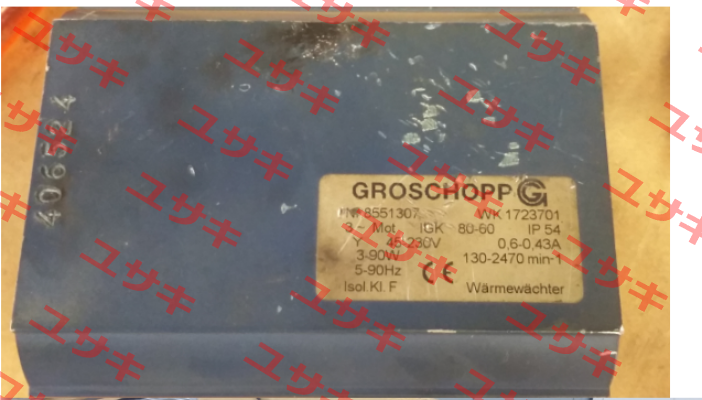 WK 1723701    NR 8551307 OEM Groschopp