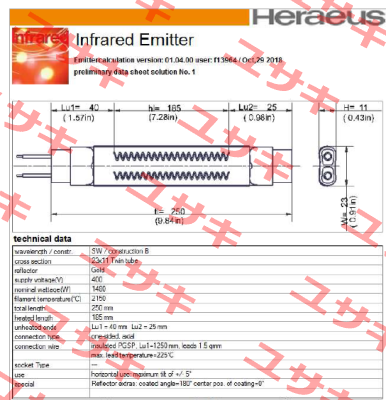 80150586 Heraeus