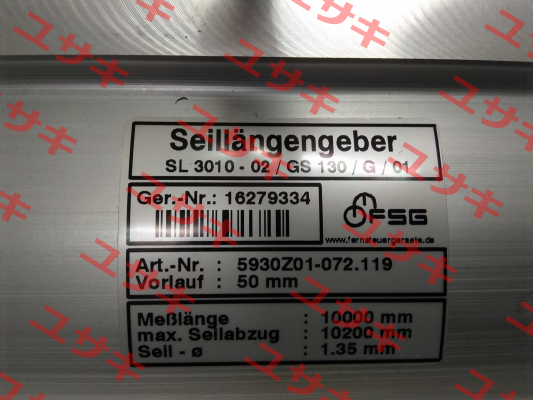 5930Z01-072.119 FSG Fernsteuergeräte