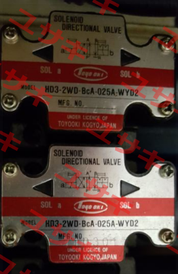 i HD3-2WD-BcA-025A-WYD2 JTEKT FLUID POWER SYSTEMS CORPORATION (ex. Toyooki)