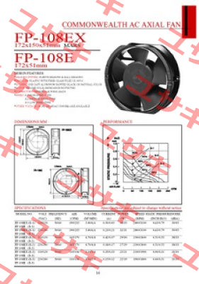 FP-108EX (220 V) Commonwealth