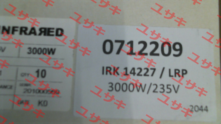 71-2209 / IRK DRF 14227 LRP 3000W 235V Dr. Fischer