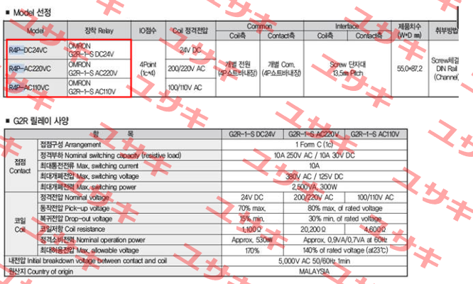 R4P-DC24VC Samwon