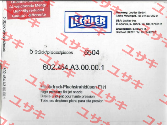 602.454.A3.00.00.1  Lechler