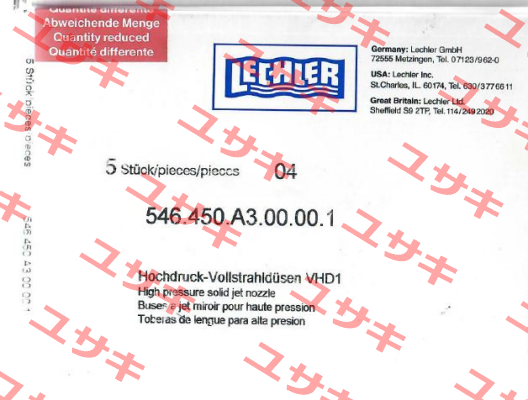 546.450.A3.00.00.1 Lechler